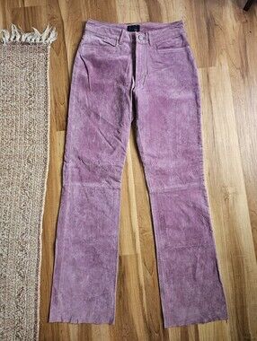 Vintage Jou Jou Skin Lilac Leather Pants